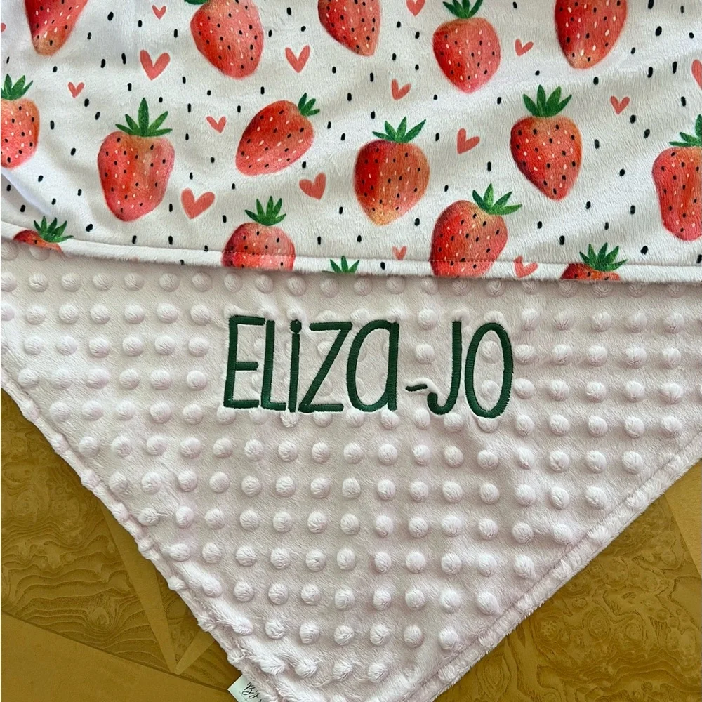Personalized baby blanket